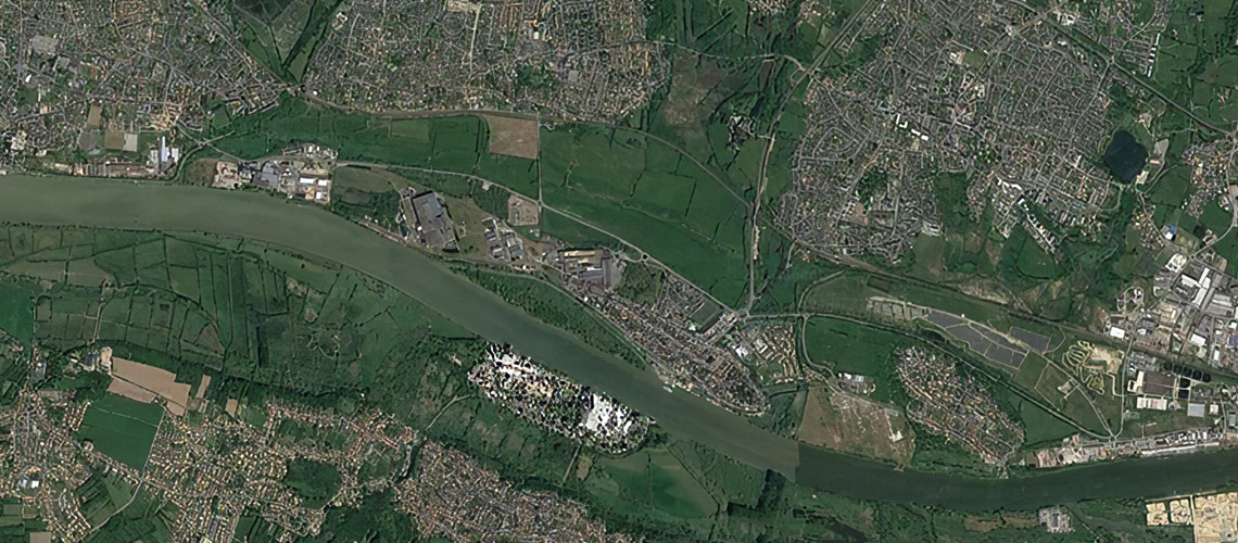 Tugec Ingénierie - Nantes Métropole : Aménagement de l'Axe cyclable magistral D, de Nantes à Couëron